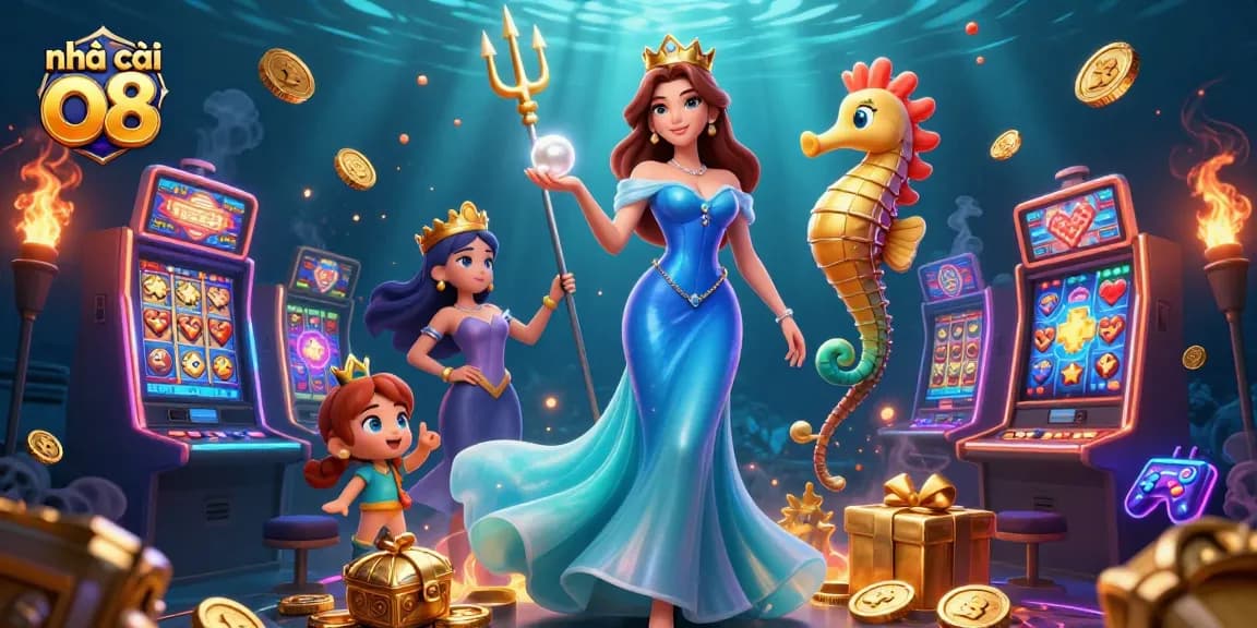 Experience thrilling games at nhà cái o8 with vibrant casino visuals and enchanting characters.