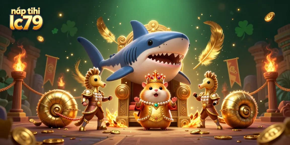 Nạp tiền lc79 nhận khuyến mãi hấp dẫn với hoàng đế chuột vàng và bảo vệ hình seahorse.