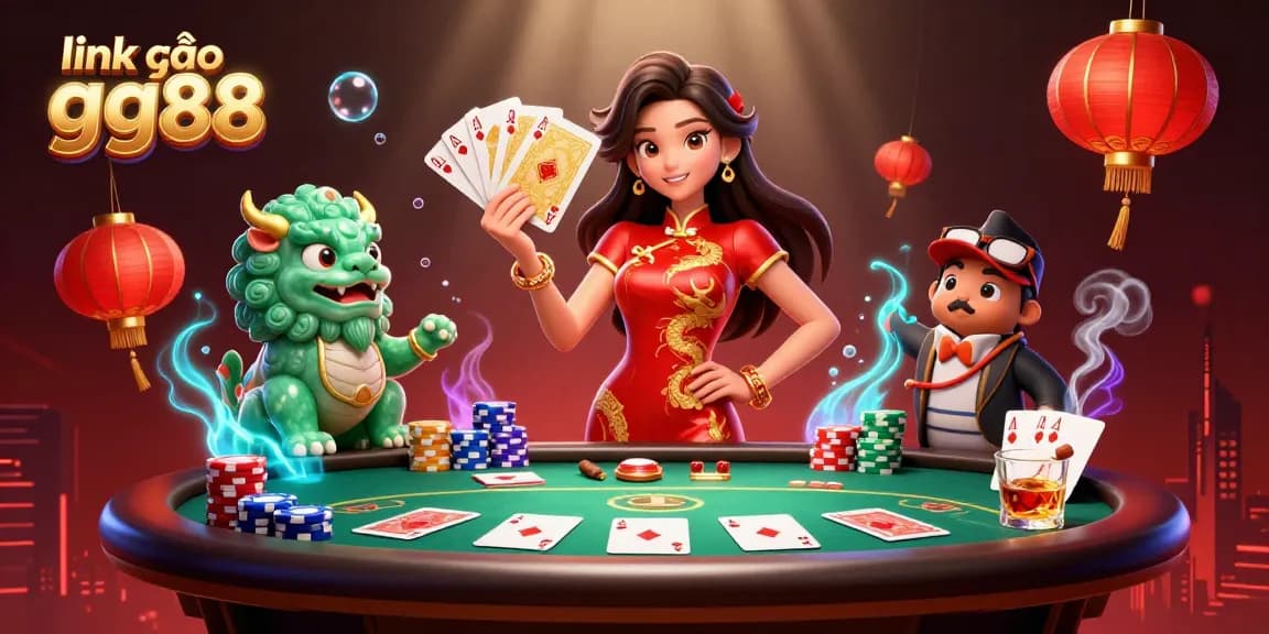 Experience the thrills of online gambling with link vào gg88 in this vibrant casino scene.