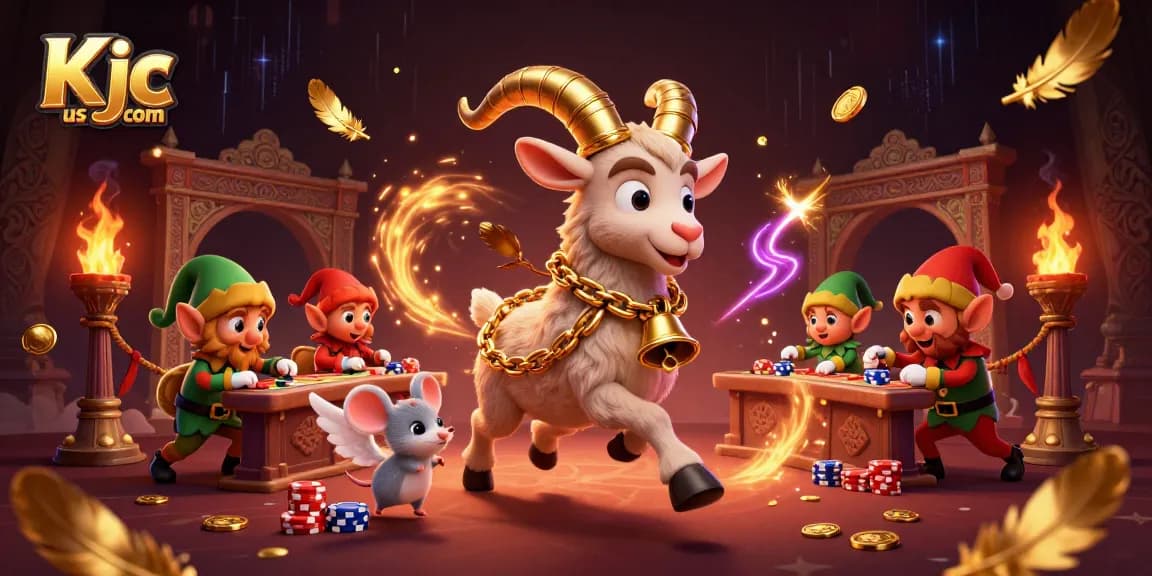 Immerse in the whimsical Kjc us com holiday-horror casino with festive characters and vibrant game elements.
