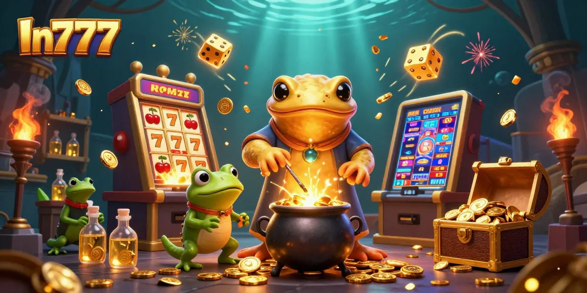 Experience the enchanting In777 slot adventure with magical characters, spinning reels, and golden treasures.