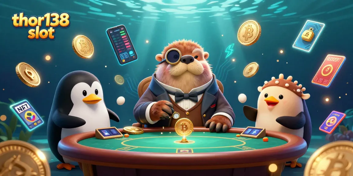 Menangkan jackpot thor138 slot sambil bermain dengan walrus ceria dan dealer penguin.