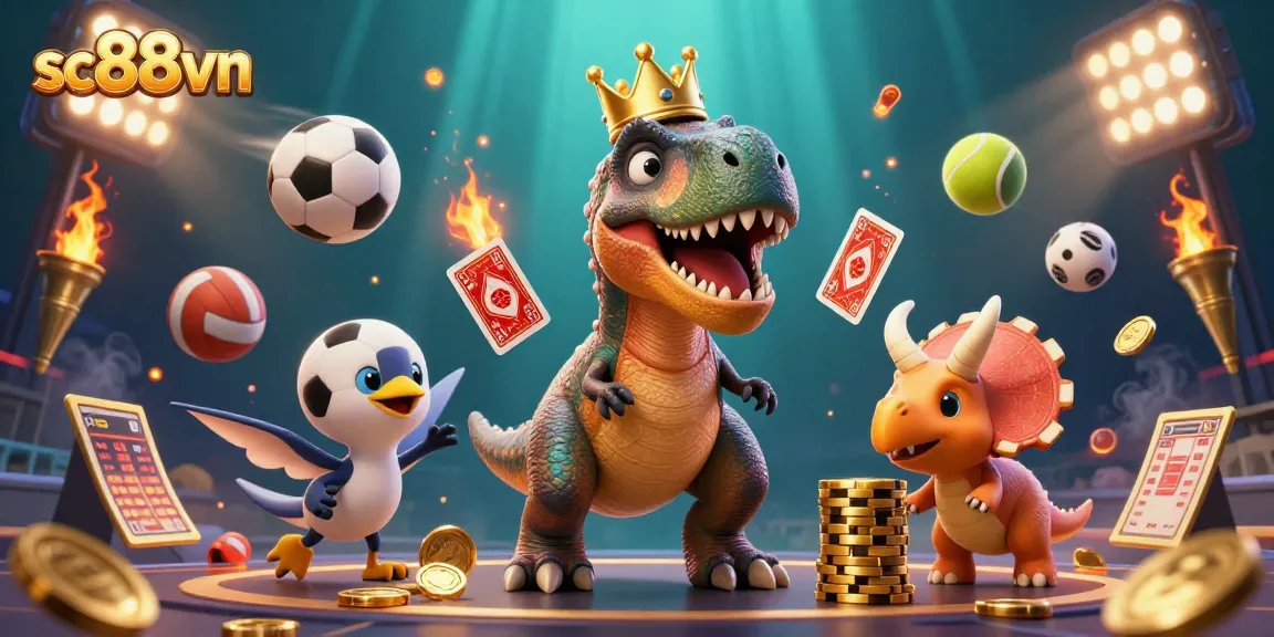 Experience thrilling gaming with sc88vn's vibrant 3D casino adventure.