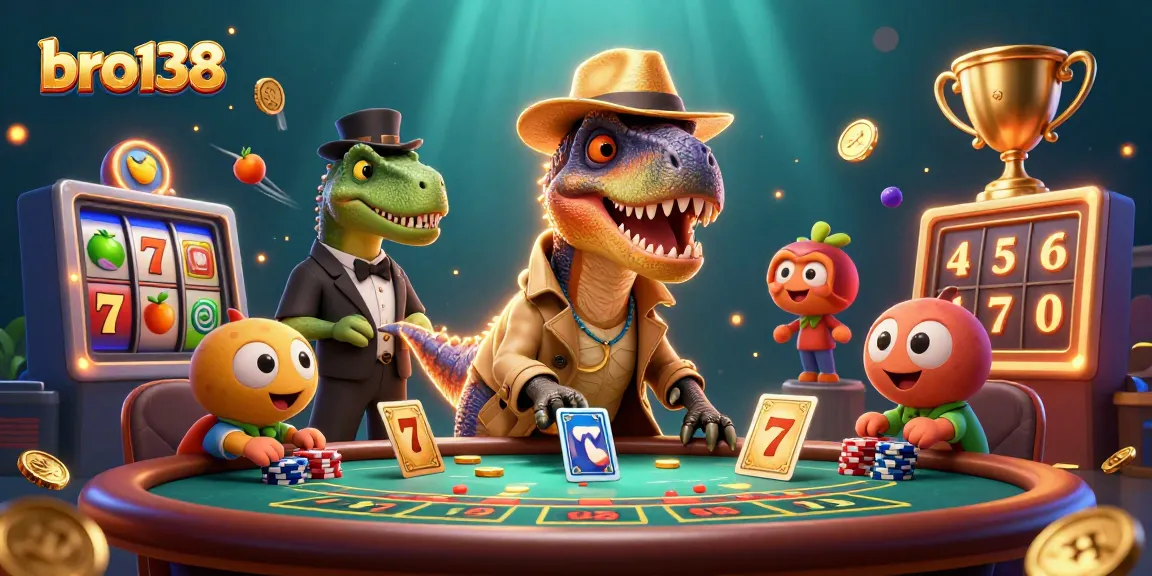 Win big with bro138 while playing vibrant slot games with hilarious dino characters.