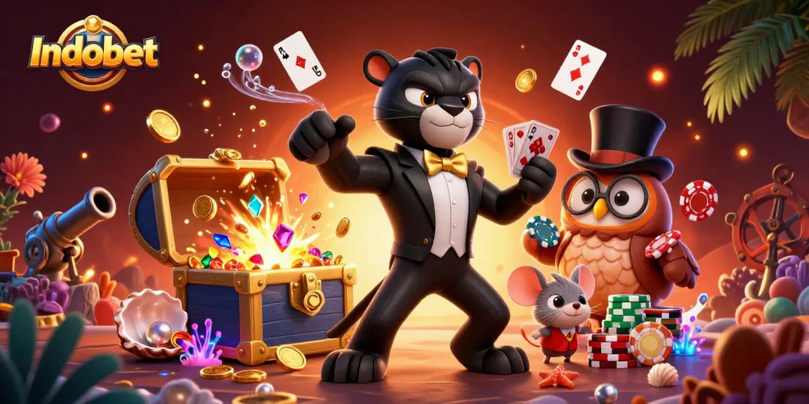 Indobet menyediakan jackpot menggiurkan dengan hewan lucu di dunia kasino digital.