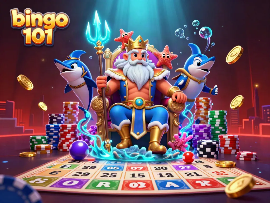 Watch the exciting bingo 101 game unfold with vibrant bingo balls and colorful cards.