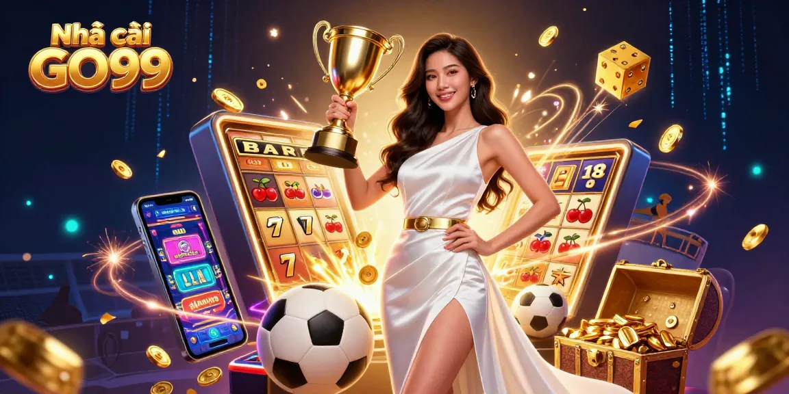 Experience the thrill with Nhà cái GO99's winning moments captured in 3D casino art.
