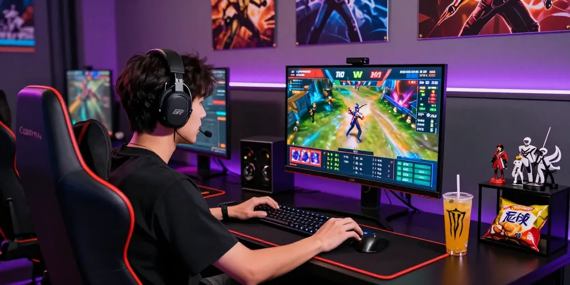 LUCK8 online gaming experience with player engaged in live sports betting, showcasing vibrant interface and gaming setup for 2026.