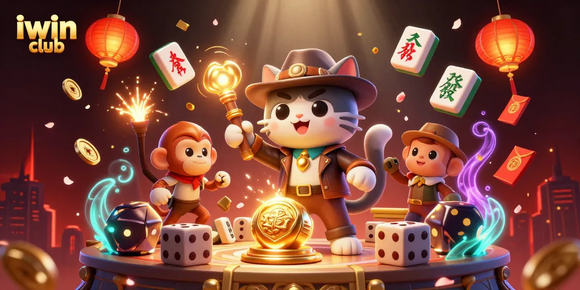 iwin club showcases a thrilling casino adventure with ancient traps and vibrant game elements.