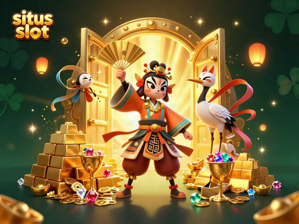 Slot permainan situs slot menghidangkan simbol kemewahan dan harta dalam suasana yang memukau.