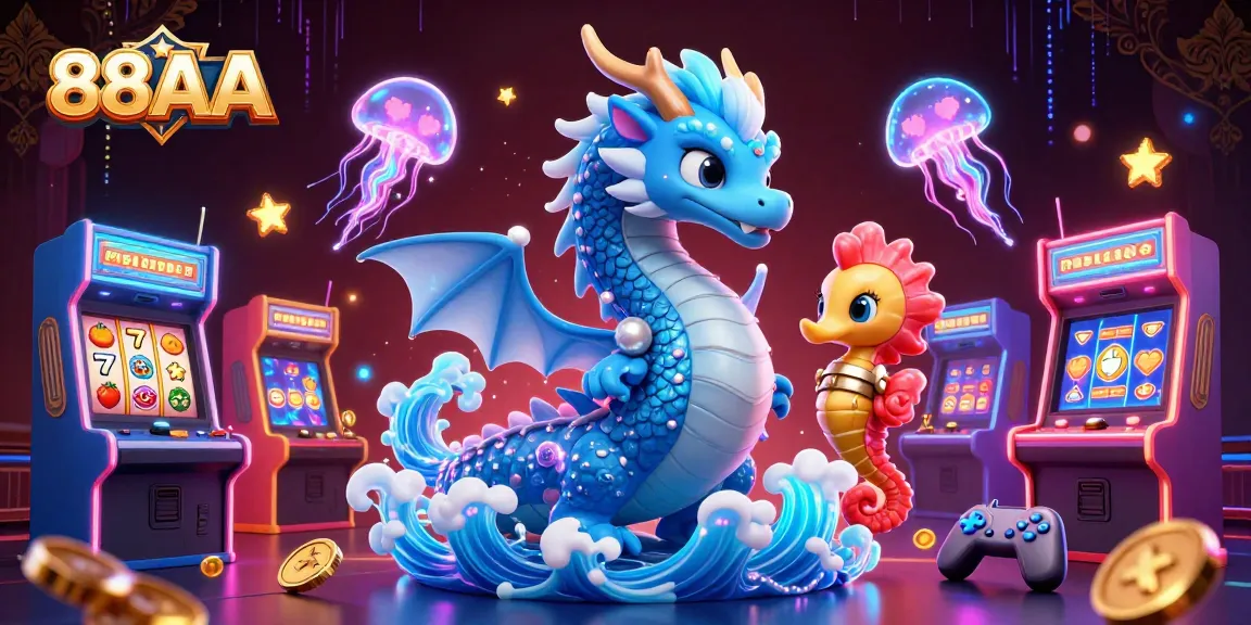 Experience thrilling gameplay at 88AA with an immersive 3D dragon and gaming elements.