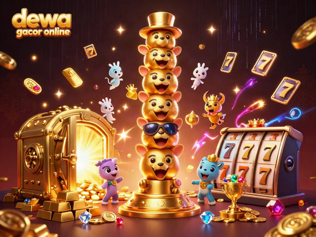 Menggandakan peluang menang di dewa slot gacor online dengan grafik memukau dan simbol permainan kasino
