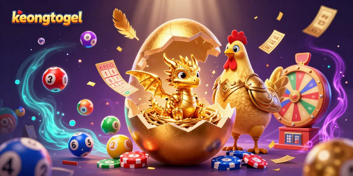 Engage in excitement with keongtogel's vibrant casino scene featuring a golden dragon and dynamic game elements.