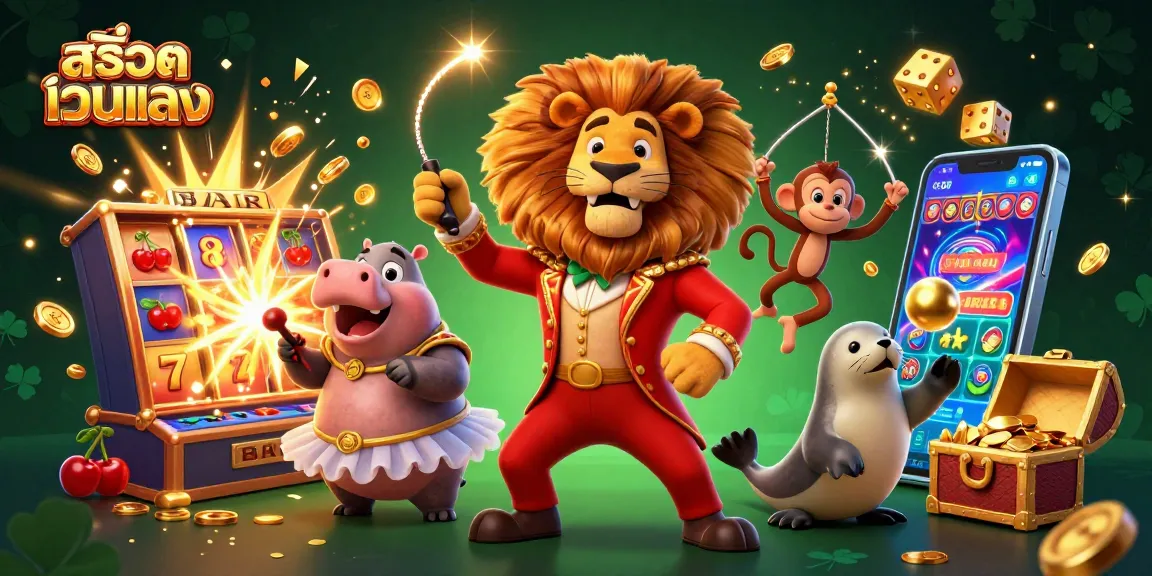 Experience vibrant สล็อตเว็บตรง action with colorful characters and explosive casino game elements.