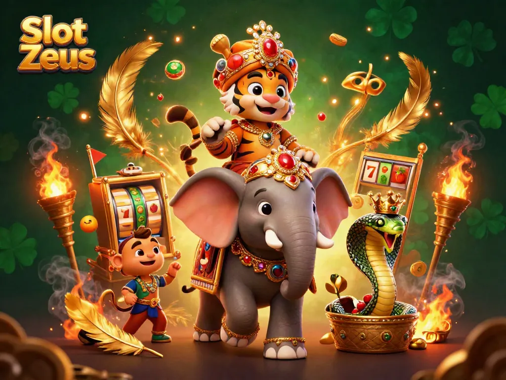 Play Slot Zeus as 3D royal characters bring vibrant excitement to the casino.