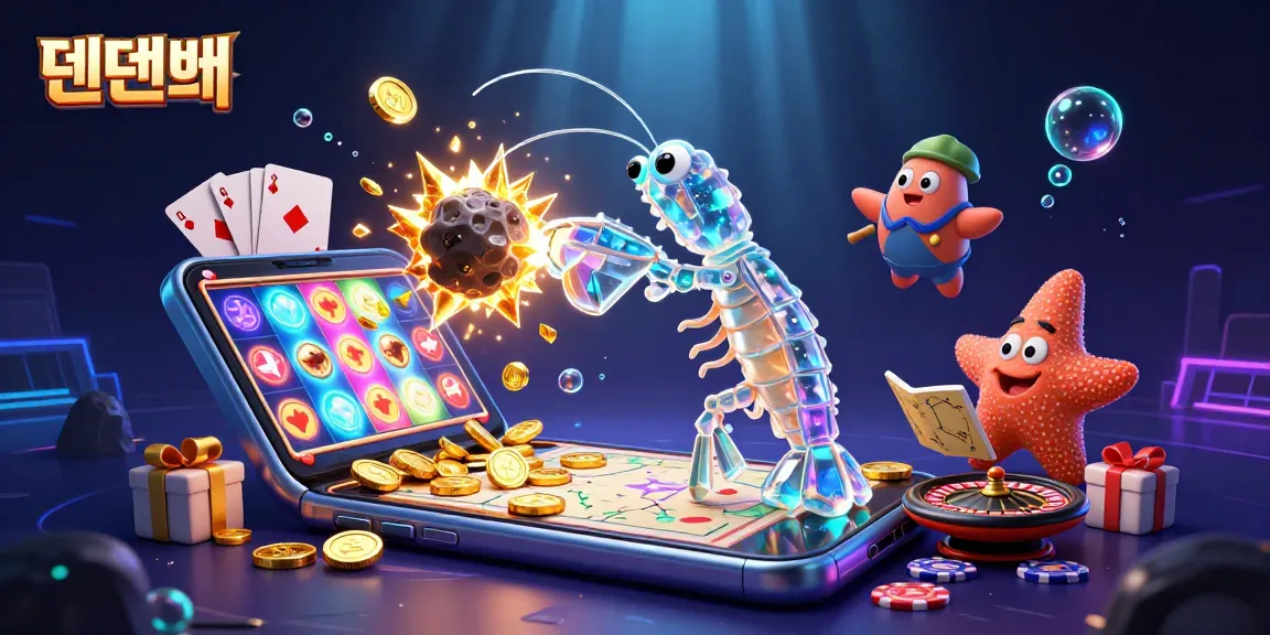 Experience gaming thrills with 텐텐벳's vibrant 3D gambling world featuring exciting casino elements.