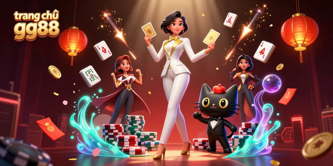 Experience high-stakes excitement at trang chủ gg88 with a glamorous 3D casino scene featuring vibrant elements.