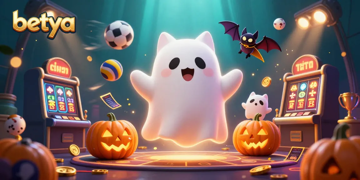 Place your bets on Betya with a friendly ghost cat and vampire bat in a haunted casino.