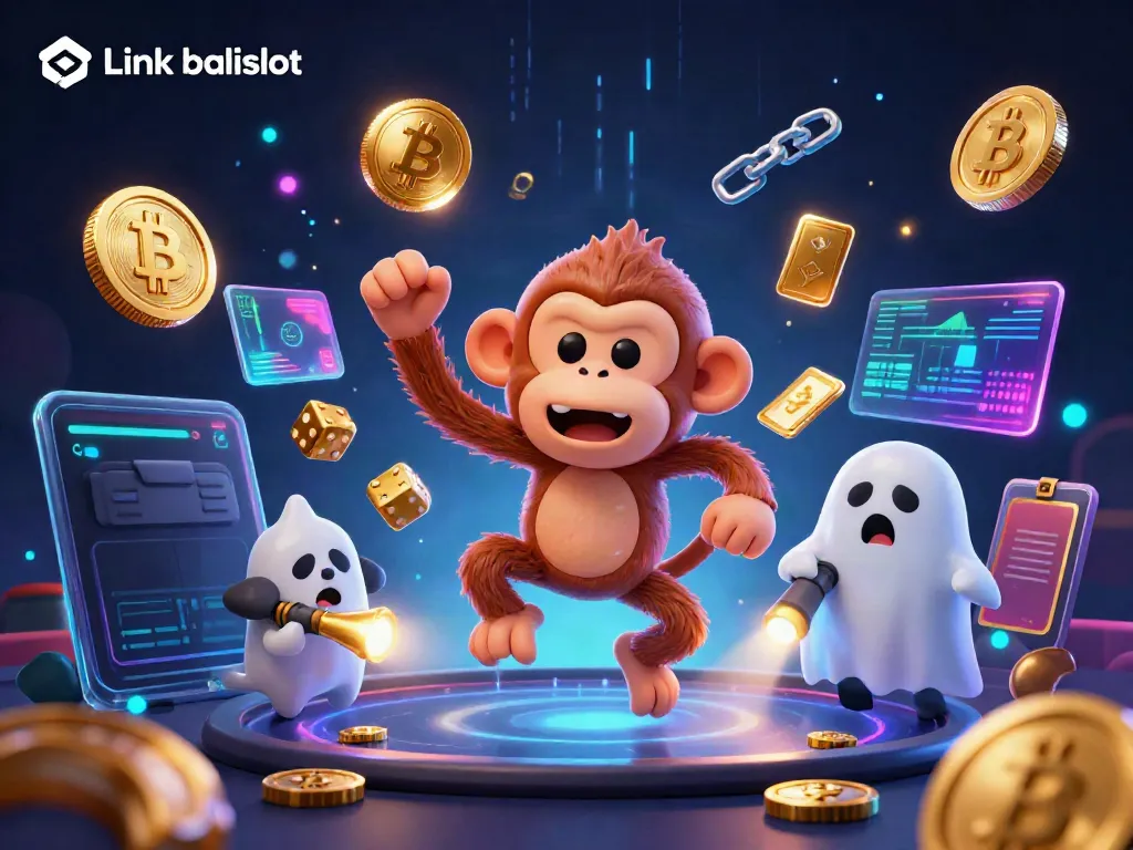 Engage with thrilling gameplay at Link balislot, featuring lively casino characters and crypto elements in an electrifying atmosphere.