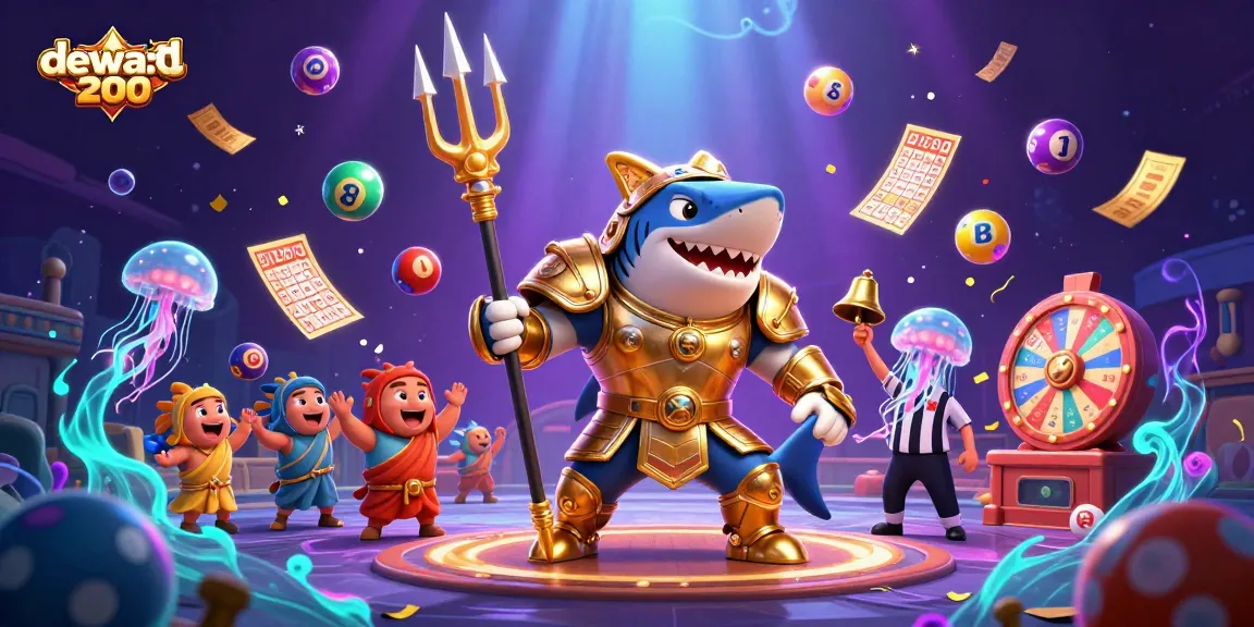 Menangkan hadiah besar di dewa200 dengan ilustrasi 3D laga ini yang menampilkan ikan hiu dengan armor.