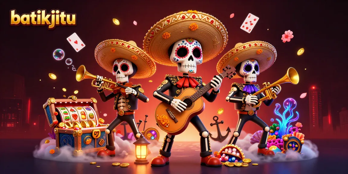Menggoda keberuntungan di batikjitu dengan permainan slot yang penuh warna dan emas ketika memainkan musik dari mariachi.