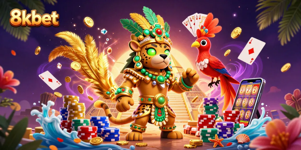 Engage in thrilling gameplay at 8xbet with vibrant casino elements and dynamic characters in action.
