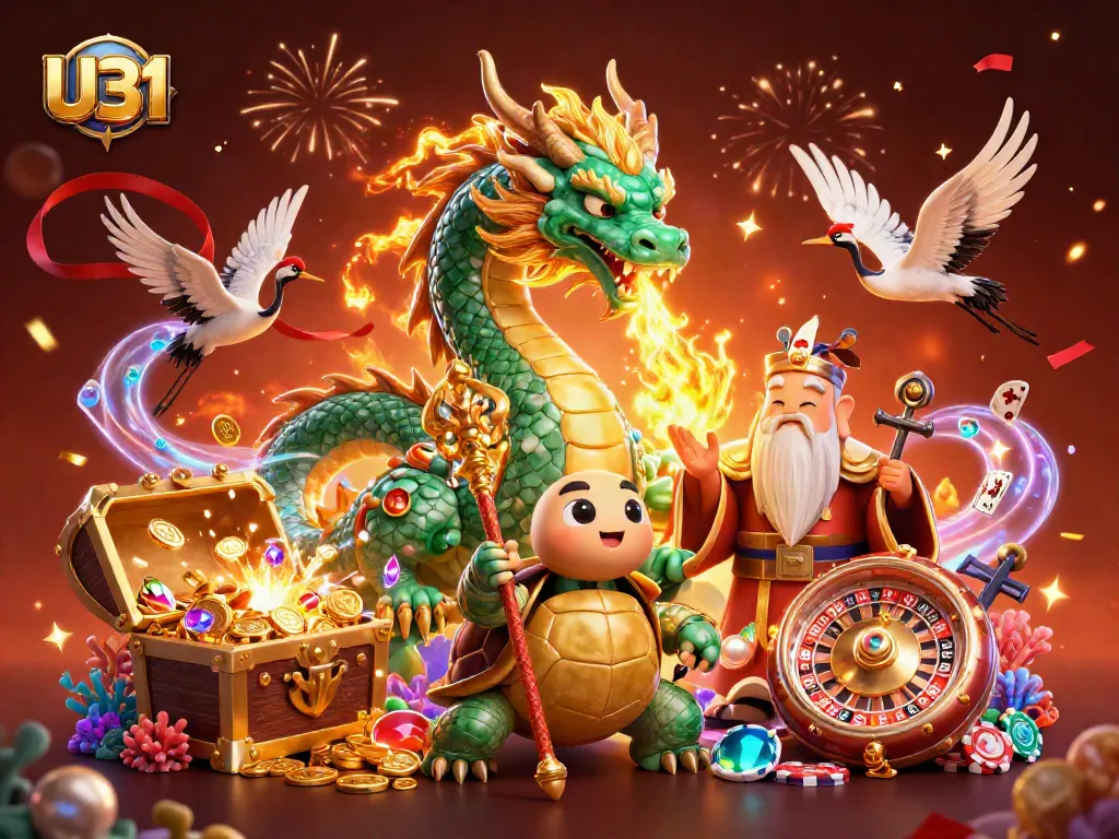 Experience thrilling gameplay with U31 featuring vibrant characters and exciting casino elements