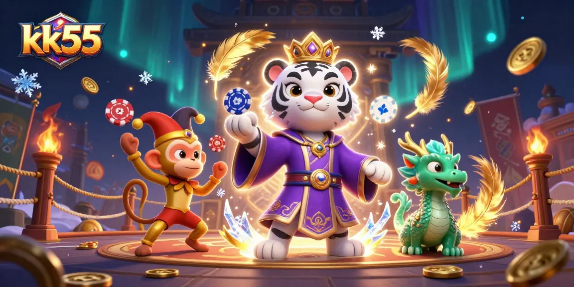 Engage with the exciting kk55 casino, featuring vibrant characters and thrilling gaming elements.