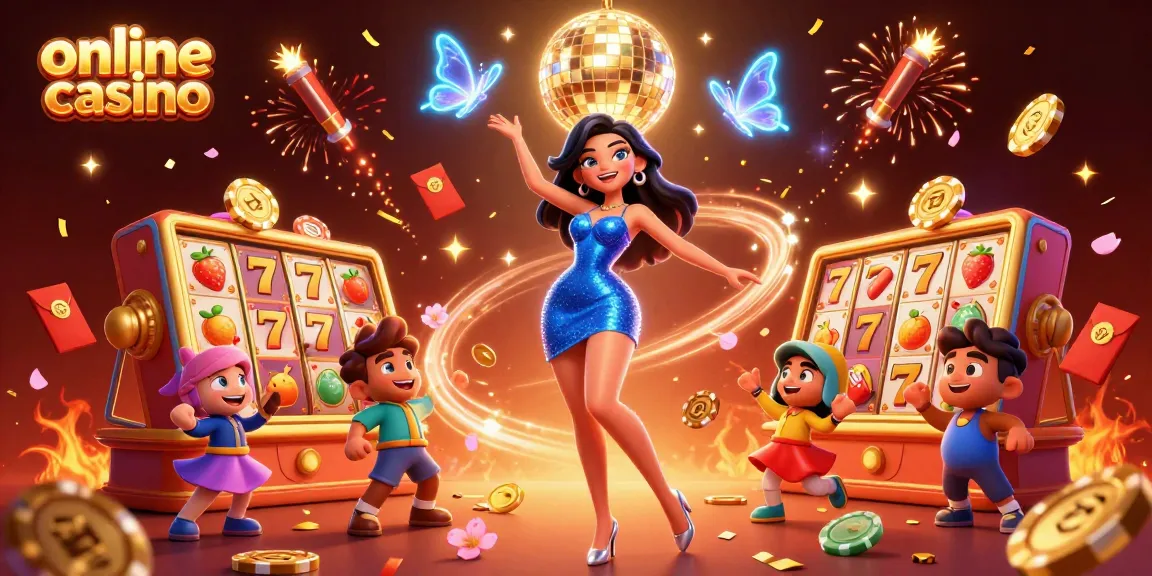 Engage in the thrilling online casino experience featuring dynamic dance elements and vibrant game motifs