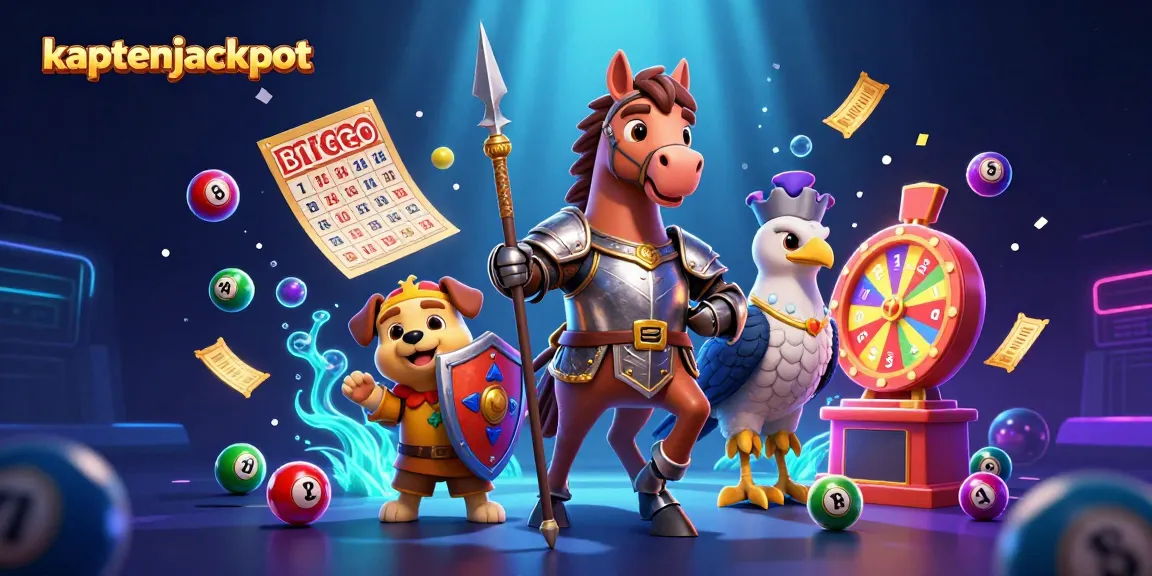 Experience winning excitement with kaptenjackpot amidst colorful lottery balls and engaging casino elements.