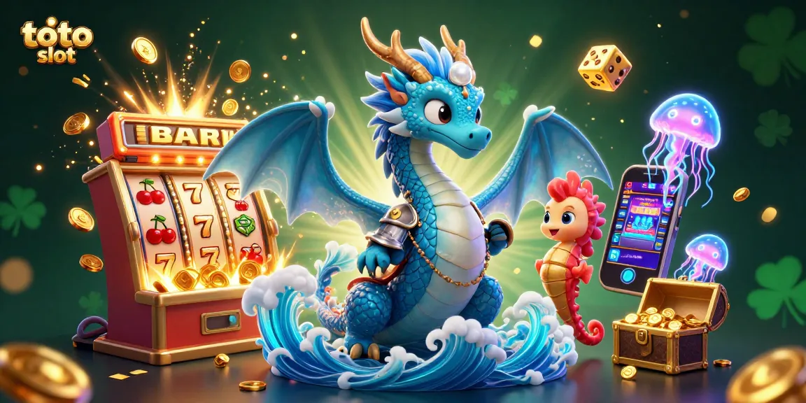 Experience the excitement of the toto slot world with dragons, seahorse knights, and neon jellyfish