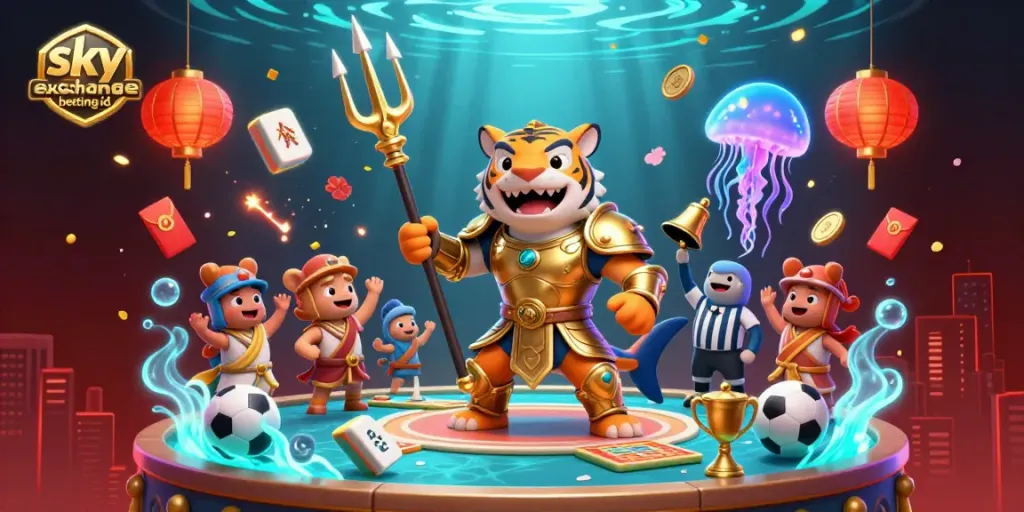 Experience sports excitement with sky exchange betting id in this vibrant underwater colosseum.