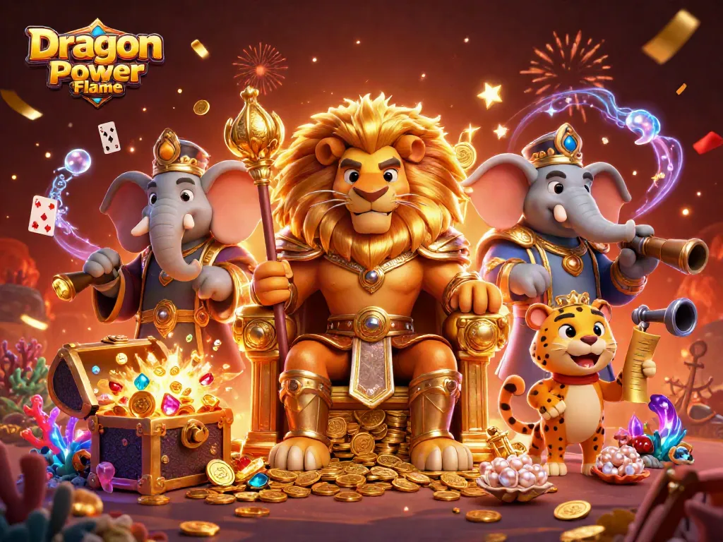 ใช้พลังมังกรไฟ Dragon Power Flame เพื่อชนะเกมบนแพลตฟอร์มคาสิโน!