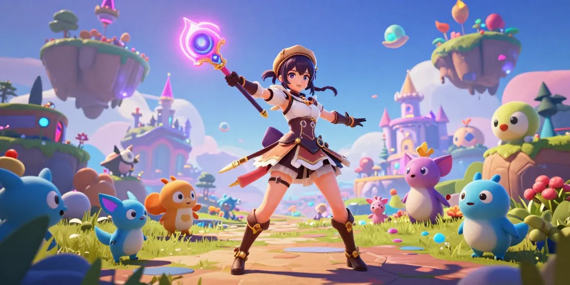 Immersive female hentai game scene featuring a character in a vibrant fantasy world to enhance gaming experience.