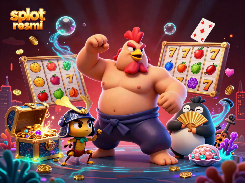 Experience thrilling gameplay with slot resmi featuring sumo wrestler characters and vibrant treasures